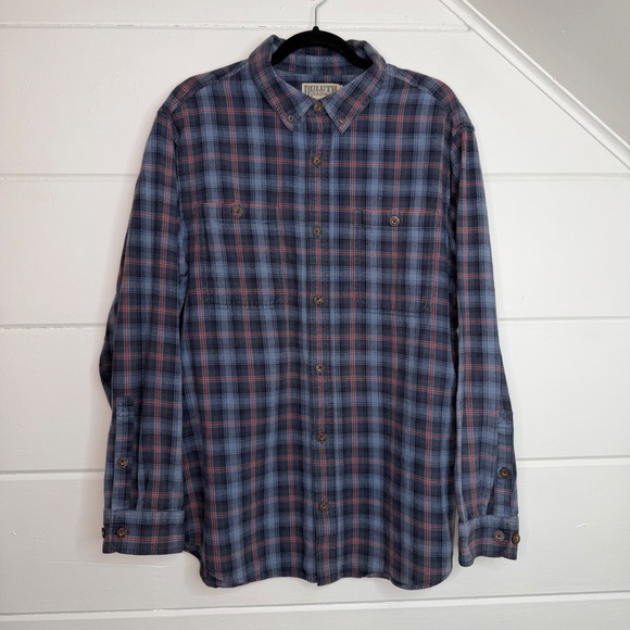Duluth Trading Co Other - Duluth Trading Co XL Slim‎ Fit Free Swingin Flannel Slim Fit Shirt Blue Plaid